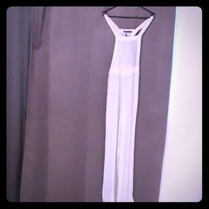 Jumpsuit white Wide Leg small